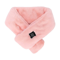 Écharpe chauffante douce pour hommes femmes chauffe-cou électrique alimenté par USB pour écharpe chauffante pour le cou d'hiver