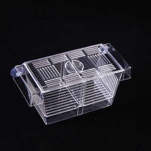 Caja de cría de peces, caja de cría de Acuario, incubadora de doble incubación, caja de aislamiento para criadero de peces <span class=keywords><strong>Guppy</strong></span> Baby - Product Image 4