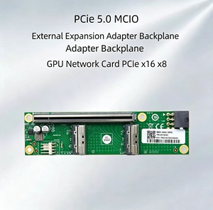 การ์ดอะแดปเตอร์ PCIe 5.0 MCIO 8I เป็น PCIe x16 สำหรับต่อขยายการ์ดจอ NVMe SSD บนเซิร์ฟเวอร์ AI ผ่านบัคคาท์การ์ด U.2 - Product Image 3