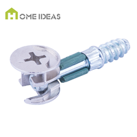 2 1 Cam Dowel Locking Connector Bolts Baja Tahan Karat Desain Modern Kamar Tidur Supermarket Kamar Mandi Lemari Bengkel Dapur Ruang Makan