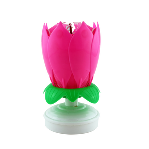 Les <span class=keywords><strong>bougies</strong></span> d'<span class=keywords><strong>anniversaire</strong></span> les plus populaires, 8 <span class=keywords><strong>bougies</strong></span>, 14 <span class=keywords><strong>bougies</strong></span>, fleur de lotus en fleurs, musique - Product Image 6