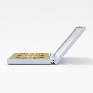 Caja de plástico personalizada para sombra de ojos, envase vacío para colorete, polvo compacto, prensado, 3 colores - Product Image 3