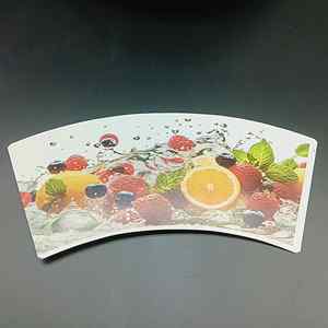 Gobelet en carton spécial double face en PE de qualité alimentaire pour boissons et collations, impression flexographique, modèle pour emballage, vente en gros - Product Image 4