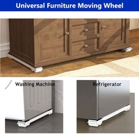 Support de Machine à laver en métal support universel de réfrigérateur mobile support de Base réglable support de réfrigérateur