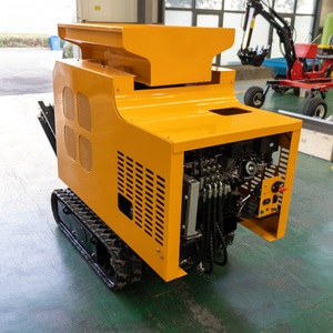 Mini concasseur de pierres HTJC325 avec moteur et pompe à engrenages pour usine de béton domestique et construction routière, compact, facile à utiliser, capacité max. 4t/h - Product Image 2