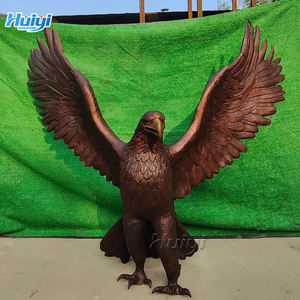 Personalizzato all'aperto decorazione animale a grandezza naturale in metallo ottone bronzo aquila avvoltoio statua per la vendita - Product Image 1