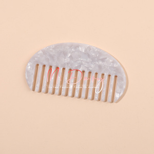 Pettini fatti a mano leggeri antistatici del pettine della tasca del pettine dell'acetato su misura midarioso all'ingrosso 890040890040 - Product Image 3