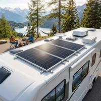 Cellules solaires monocristallines en silicium haute efficacité 100W 300W, assemblage rigide pour toit de camping-car, maison, énergie hors réseau