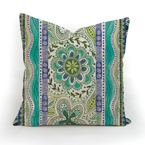 <span class=keywords><strong>Housse</strong></span> de coussin sur mesure 24x24 40x40 48x48 60x60 <span class=keywords><strong>80x80</strong></span> Forme carrée avec motifs d'animaux, de plantes, de points, de dessins animés, de feuilles - Product Image 4