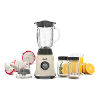 Kajafa-Mélangeur de table électrique 7 en 1, 400W, extracteur de jus, trancheuse pour usage domestique