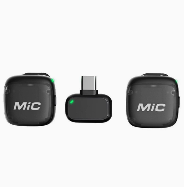 The New MIC3 Wireless Lavalier Microphone, Mini Magnetic AI Noise-canceling Microphone, Is Perfect for Outdoor Live Streaming.