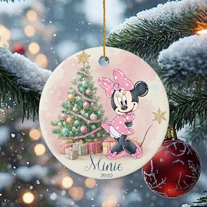 Adornos de Acrílico Personalizados OEM/ODM, Figuras de Acrílico, Adornos de Cerámica, Adornos de <span class=keywords><strong>Minnie</strong></span> <span class=keywords><strong>Mouse</strong></span>, Adornos de Orejas de <span class=keywords><strong>Mickey</strong></span>, Adornos de Princesas - Product Image 3