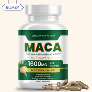 Fabrika Kalitesi Yüksek <span class=keywords><strong>Maca</strong></span> Kökü Kapsülleri Doğal Güçlendirici Güçlü Erkek Enerjisi ve Güzellik Faydaları Yetişkin Kullanımı İçin - Product Image 1