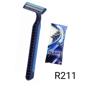 Cuchillas de afeitar de viaje de acero inoxidable desechables gemelas masculinas de aseo <span class=keywords><strong>para</strong></span> afeitado facial - Product Image 6