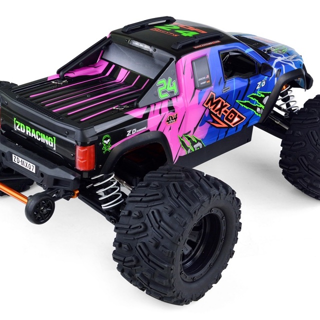 2024 New Mx-07 1/7 Scale 4Wd Brushless 6S Rc Monster Truck 90Km/H Racing 4Wd Remote Control Car for Kids