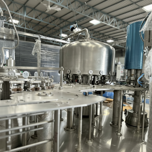 Système de remplissage automatique de bouteilles en plastique à grande vitesse, pompe à 6 buses, haute productivité, moteur à engrenages, PLC pour l'eau minérale industrielle - Product Image 5