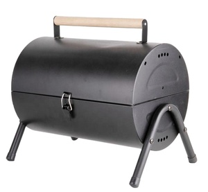 เตาย่างบาร์บีคิวขนาดเล็กแบบพกพากลางแจ้งอุปกรณ์ทำสวนเหล็กทันสมัยพร้อมอุปกรณ์ป้องกันไฟ - Product Image 1