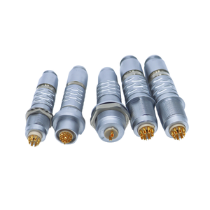 OEM que produce Ip50 línea de alimentación a prueba de agua <span class=keywords><strong>Cale</strong></span> 2/3/4/5 Pin Metal serie <span class=keywords><strong>B</strong></span> Circular seguro y bloqueo de conector Push Pull - Product Image 3