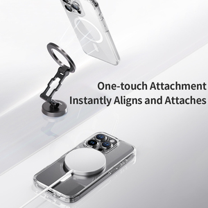 Funda protectora ROCK Crystal Series con transparencia de carga inalámbrica para iPhone 16 Series - Product Image 2