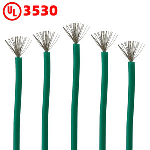 سلك كهربائي مرن من السيليكون مخصص UL 3530 مقاس 26 24 22 20 AWG من النحاس المطلي بالقصدير 2.55 مم - Product Image 1