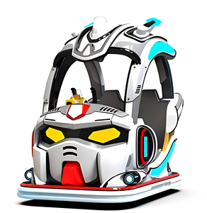 Voiture tamponneuse électrique professionnelle pour enfants, en fibre de verre, motif dessin animé, jouet à chevaucher pour location en <span class=keywords><strong>parc</strong></span> d'attractions, intérieur/extérieur - Product Image 2