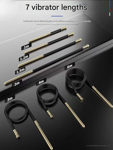Vibrateur à <span class=keywords><strong>aiguille</strong></span> 35 mm 1,2 m léger et durable, vibrateur à <span class=keywords><strong>béton</strong></span> portatif à arbre flexible <span class=keywords><strong>pour</strong></span> la construction sur site - Product Image 2