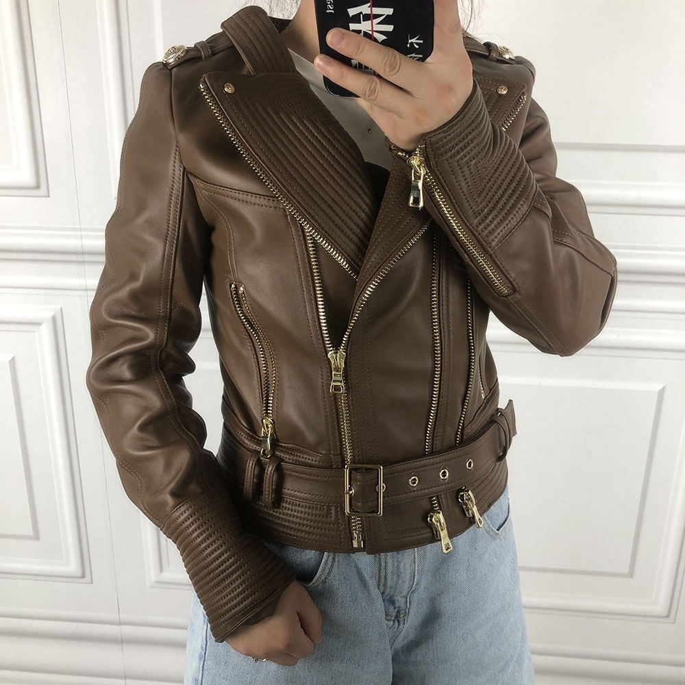 Shop Women's Genuine Leather Jackets - Thick & Stylish