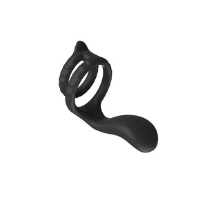 Anello Vibrante Doppio per Pene in Silicone Estensibile con 10 Modalità di Vibrazione per <span class=keywords><strong>Uomo</strong></span> - Product Image 4