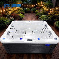 Spa rectangulaire extérieur de 2 m, bain à remous autoportant, Spabad JOYEE, fabricant chinois, bain à remous massant pour 4 personnes