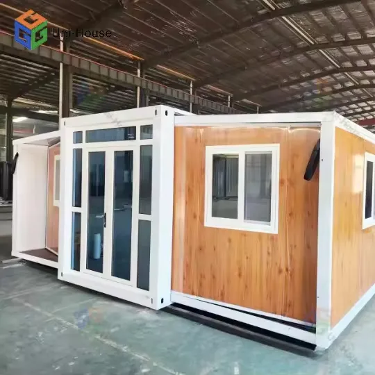 Factory Custom 20ft 40ft Portable Prefabricated Houses 40 Ft Expandable Mobile Folding Container Prefab Home For Australia