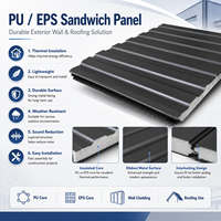 Panneaux de toiture sandwich légers et ignifuges A1 certifiés CE de haute qualité pour usage hôtelier, directement de l'usine