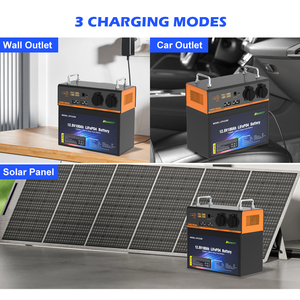 สถานีไฟฟ้าพกพา 1000W, แบตเตอรี่สำรอง Lifepo4 ความจุ 12V 100Ah 120Ah 150AH 170Ah พร้อมเครื่องกำเนิดพลังงานแสงอาทิตย์ 1Kw - Product Image 3
