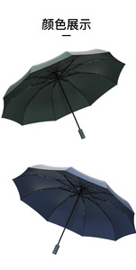 Nouveau coupe-vent grands parapluies de pluie Portable Qutdoor Parasol pour hommes femmes avec lumière LED parapluie pliant automatique - Product Image 5