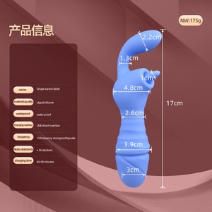 Vibrador de Clítoris de Doble Vibración CITYFUN, Vibrador de Conejo Completamente Cubierto de Silicona, Varita de Masaje Innovadora, Varita AV, Juguetes Sexuales para Mujeres - Product Image 2