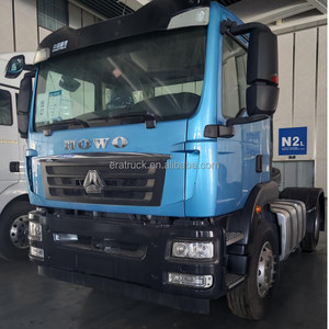 Camión Tractor Sinotruk Howo TX 4x2 430HP <span class=keywords><strong>de</strong></span> Segunda Mano, Color Azul, para Transporte Logístico Interurbano <span class=keywords><strong>de</strong></span> Contenedores Ligeros - Product Image 4