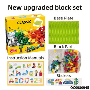 Juguetes Desarrollo intelectual Regalos <span class=keywords><strong>Kidd</strong></span> Early Educational Cartoon Train Ensamblado Technical Mini Bricks Building Blocks - Product Image 2
