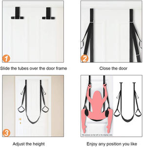 BDSM Sex Door Swing avec siège, Kit de Bondage d'esclave Sexy pour Couples adultes avec sangles réglables, balançoire d'amour rotative à 360 degrés - Product Image 6