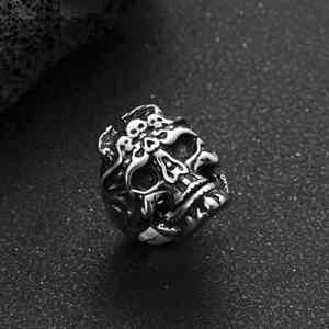 Anillo de calavera de nuevo diseño para hombre - Product Image 4