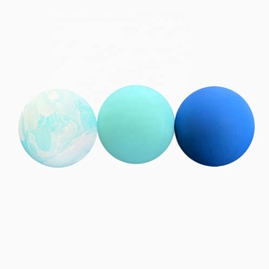 Bola Pijat Mandiri Terapi Yoga Kebugaran Kiropraktik Padat dengan Desain Warna Logo Khusus untuk Nyeri Otot Dalam - Product Image 4