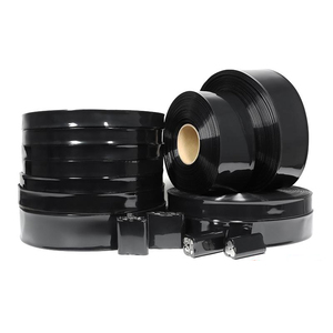Tubo Termocontraíble Negro de 17-600 mm para Baterías de Litio 18650, Película Retráctil de PVC, Fundas para Tuberías, Materiales de Aislamiento, Envoltura para Baterías de Iones de Litio - Product Image 1