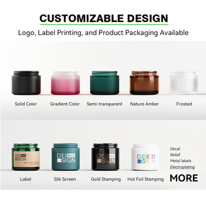 Chất lượng cao cấp 1oz 2oz 4oz hổ phách nồi Jar với vít nắp cho UV bảo vệ chăm sóc da - Product Image 5