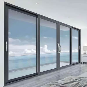 Balcón exterior de vidrio de doble capa Balcón exterior Puerta horizontal de doble vidrio Puerta corrediza de <span class=keywords><strong>terraza</strong></span> - Product Image 6