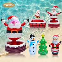 Poupée gonflable YACHEN personnalisée en usine, fournitures de décoration pour fête de Noël, bonhomme de neige, père Noël