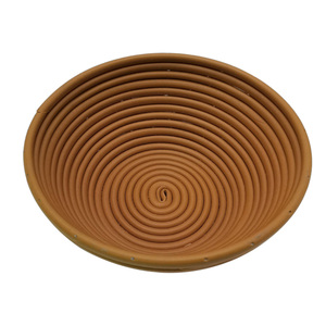 9-12 Inch Plastic Bread Baking Proofing Basket Banneton With Liner