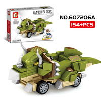 Bloques de construcción Senbao, serie de coches, modelo de coche 607206, bloques de construcción de partículas pequeñas ensamblados para niños, juguetes
