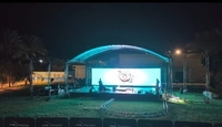 Goo Price - Estructura de Techo Arqueada Profesional para Exhibición con Iluminación de Escenario de Alta Calidad