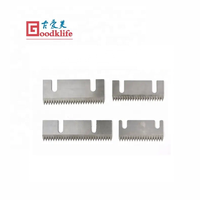 Machine d'emballage en acier inoxydable avec couteau dentelé en zigzag pour une coupe haute efficacité des emballages alimentaires, du pain, de la viande, du sucre, des sacs, etc.