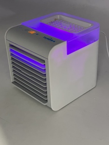 Portable Cooler Usb Humidifier Purifier Led Light 3-speed Brushless Motor Car Garage Household Qqs23-007-b Portable - Product Image 2