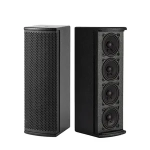 High Power POE QC Series Network Dante Passive Sound Column Line Array Conference Speaker Customizable Logo