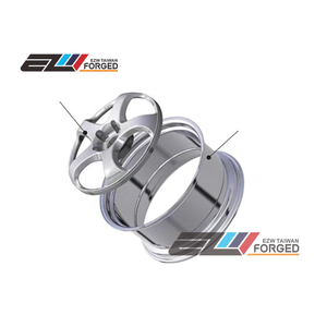Jantes forgées en aluminium brossé à lèvre profonde, 2 pièces, 17, <span class=keywords><strong>18</strong></span>, 19, 20, 21, 22 <span class=keywords><strong>pouces</strong></span>, personnalisées 5x114.3, 5x120, 5x130, neuves pour <span class=keywords><strong>BBS</strong></span>, BMW, Porsche - Product Image 2